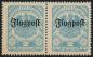 Preview: ANK (5) Paar Plattenfehler Flugpost 1922 nicht verausgabt PF (5) I.