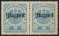 Preview: ANK (5) Paar Plattenfehler Flugpost 1922 nicht verausgabt PF (5) II.
