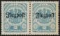 Preview: ANK (5) Pair of plate flaw stamps, Airmail 1922, not issued, PF (5) I. + PF (5) V.