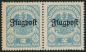 Preview: ANK (5) Pair of plate flaw stamps, Airmail 1922, not issued, PF (5) III. + PF (5) IV.