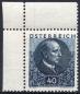 Preview: ANK 0512-0517 "Wilhelm Miklas" mint never hinged upper left corner edge pieces