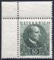 Preview: ANK 0512-0517 "Wilhelm Miklas" mint never hinged upper left corner edge pieces