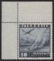 Preview: ANK 0612 Airmail 1935, value 10 Schilling upper left corner piece