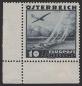 Preview: ANK 0612 Airmail 1935, value 10 Schilling lower left corner piece