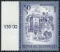 Preview: ANK 1601b Österreich 1998 – 50 Schilling „Schönes Österreich“ blaugrau – postfrisch mit Randziffer 150,00 und Foto-Kurzbefund