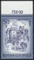 Preview: ANK 1601b Österreich 1998 – 50 Schilling „Schönes Österreich“ blaugrau – postfrisch mit Randziffer 750,00 und Foto-Kurzbefund