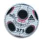 Preview: ANK 2750b round stamp "UEFA EURO 2008 - Adidas" with brown-yellow backing foil on the reverse side