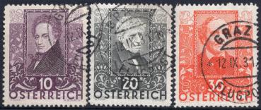 ANK 0524-0529 "Austrian Poets"