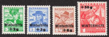ANK 613-616 "Winterhilfe" 2. Ausgabe 1935 postfrisch