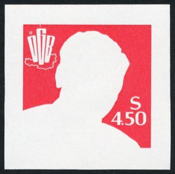 ANK 1867 Ph Phasendrucke "100. Geb. Johann Böhm" 1986 ungezähnt