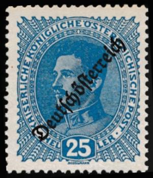 ANK 0228-0242. 1918/19 German Austria Heller values