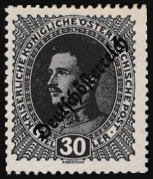 ANK 0228-0242. 1918/19 German Austria Heller values