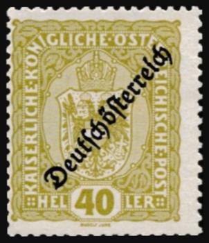 ANK 0228-0242. 1918/19 German Austria Heller values