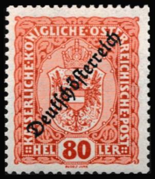 ANK 0228-0242. 1918/19 German Austria Heller values