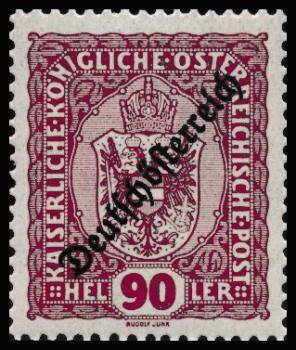 ANK 0228-0242. 1918/19 German Austria Heller values
