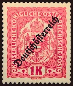 ANK 0228-0242. 1918/19 German Austria Heller values