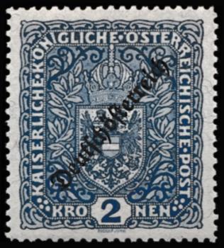 ANK 0243-0246.1919 German-Austrian crown values