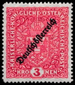 ANK 0243-0246.1919 German-Austrian crown values