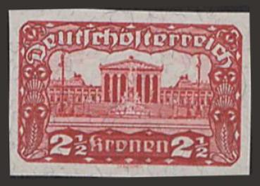 ANK 0333 P 2 Kronen ungezähnt (*)