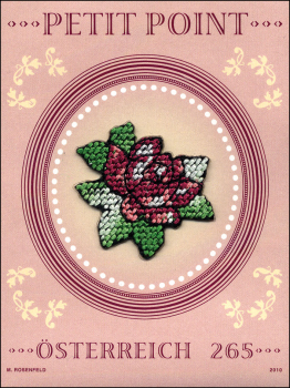 ANK 2921 Österreich 2010 – Block 67 „Petit Point“ – Innovative Briefmarke – postfrisch