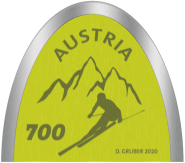 ANK 3577 Österreich 2020 – Skispitze – Selbstklebende Sondermarke in Form eines Skis
