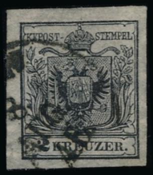 ANK 002 Type III 2 Kreuzer 1850