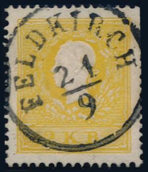 ANK 010 Type 1 1858 2 Kreuzer