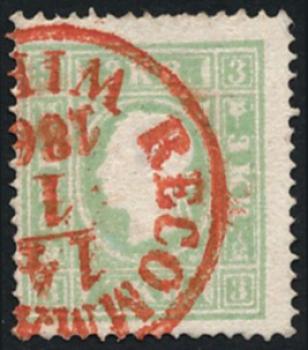 ANK 012 3 Kreuzer 1858/59