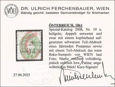 ANK 019 3 Kreuzer 1861