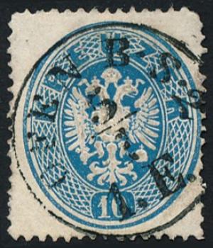 ANK 027 10 Kreuzer 1863