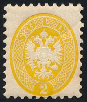 ANK LV 019 2 Soldi 1864 postfrisch
