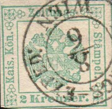 Zeitungsstempelmarke 1853