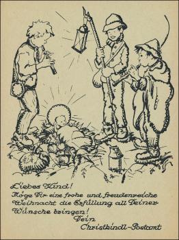 ANK KB 08b Kinderbrief Christkindl Nummer 8b Saison 1956/1957