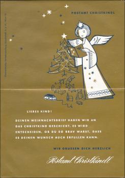 ANK KB 12 Kinderbrief Christkindl Nummer 12 ab Saison 1959/1960