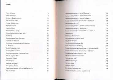 Preview: Die Postwertzeichen in Deutschland 1997