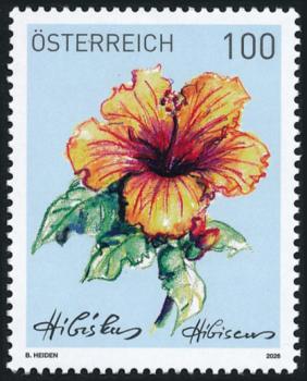 Abonnementmarke 2025 "Hibiskus"