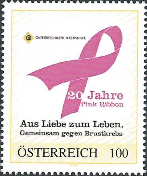 2 pers. stamps "Pink Ribbon" and "Schiff"