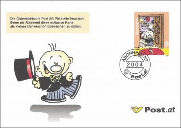 2 subscription postcards