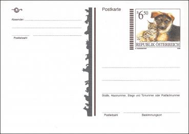 2 postcards "100 years of animal welfare"