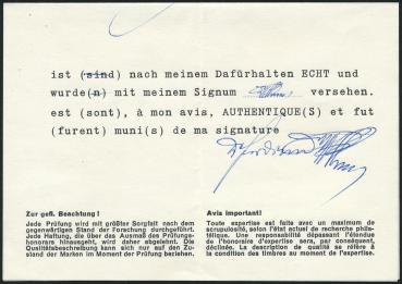 ANK 189 – Austria 1946 – Postage Due Stamp 3 Groschen with black overprint “PORTO” – certified by Wallner