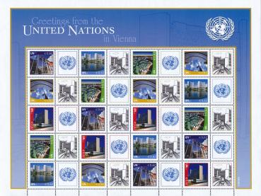 UNO Grußmarkenbogen United Nations 2011