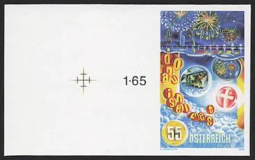 ANK 2522 U 2004 55 Ct. “Donauinselfest” ungezähnt