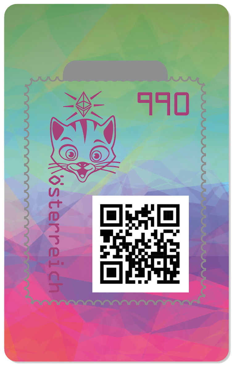ANK - Crypto stamp 3.1 Katze schwarz