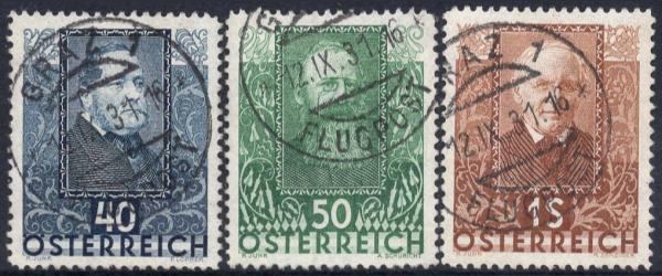ANK 0524-0529 "Austrian Poets"