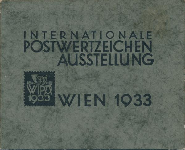 ANK 555 A "WIPA Block" WITH COVER 1933, 4 pieces of 50 + 50 Gr. violet-blue