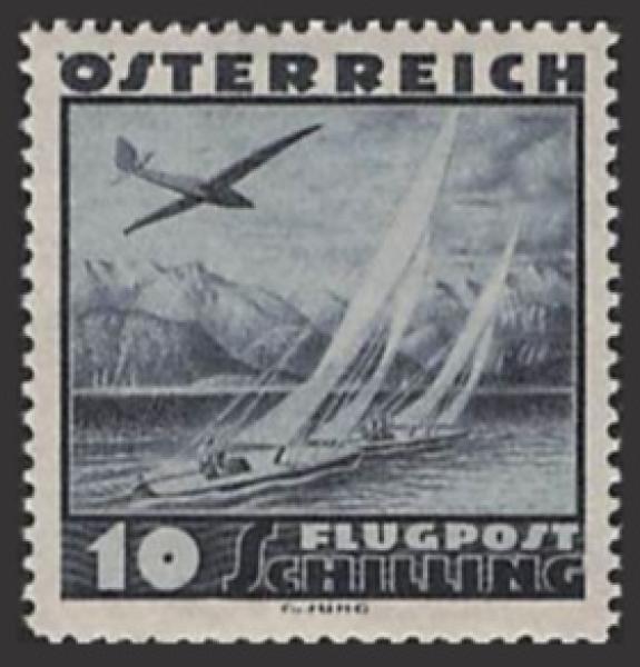ANK 0612 Airmail 1935, value 10 Schilling