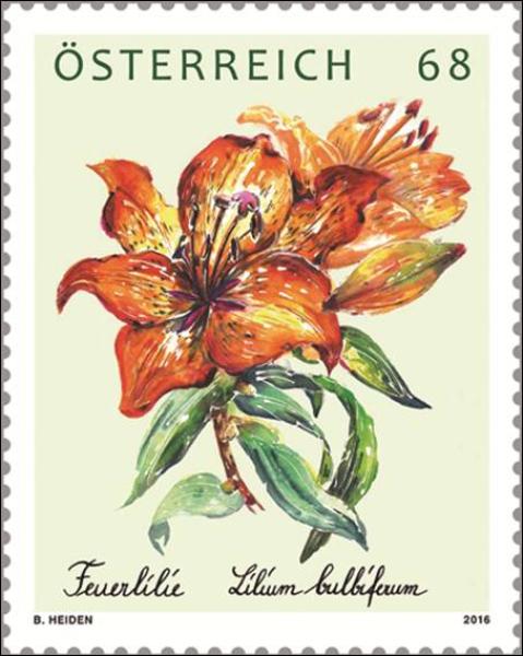 Subscription stamp 2015 "Feuerlilie"