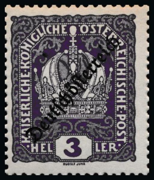 ANK 0228-0242. 1918/19 German Austria Heller values