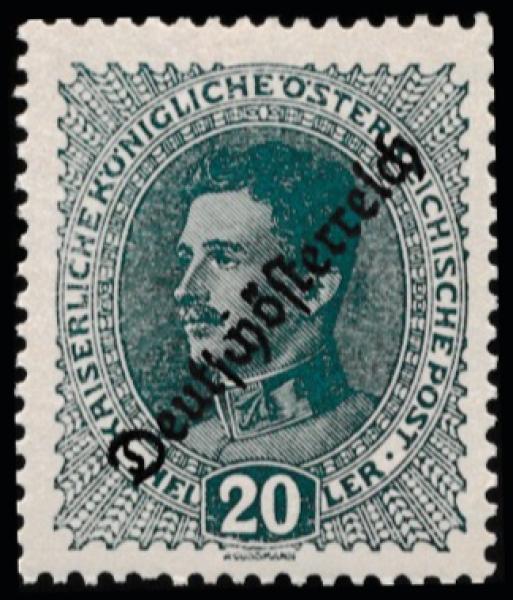 ANK 0228-0242. 1918/19 German Austria Heller values