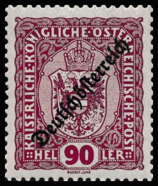 ANK 0228-0242. 1918/19 German Austria Heller values